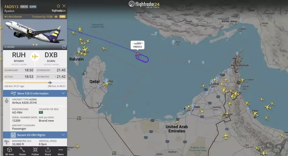 Scary Detail Spotted On Flight Tracker After Qatar Closed Airspace Amid Strikes In Middle East